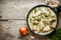 Gedlibzhe Ã¢â¬â kabardian chicken in sour cream sauce with onion